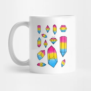 Pansexual Crystals Gemstones Mug